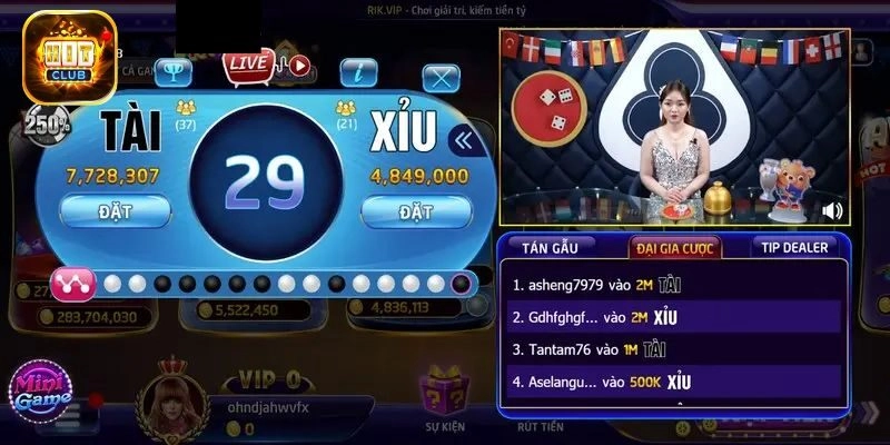 Tài Xỉu Livestream Hitclub - Cơ Hội Phát Tài Sau 1 Ván Cược